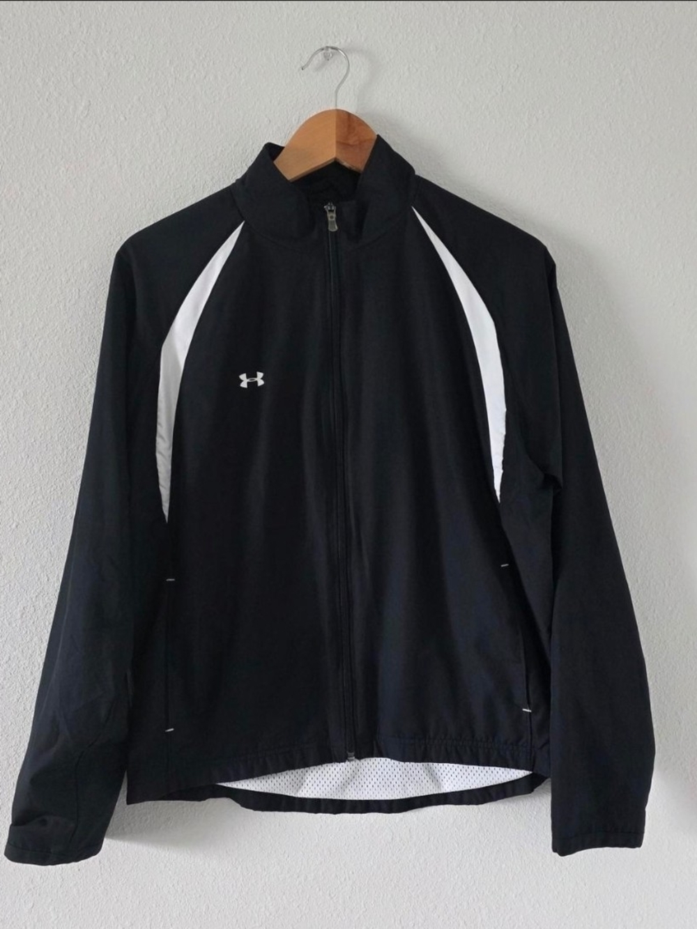 Under Armour Black and White Women’s Varsity Jacket